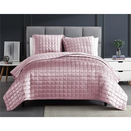 RIVERBROOK HOME Riverbrook Home 81902 Lyndon King Size Bed Comforter Set; Blush - 3 Piece 81902